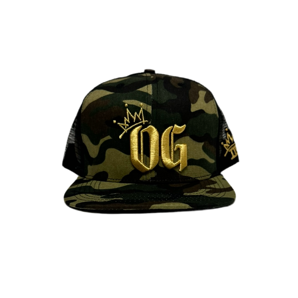 OG Camo Flat Bill SnapBack