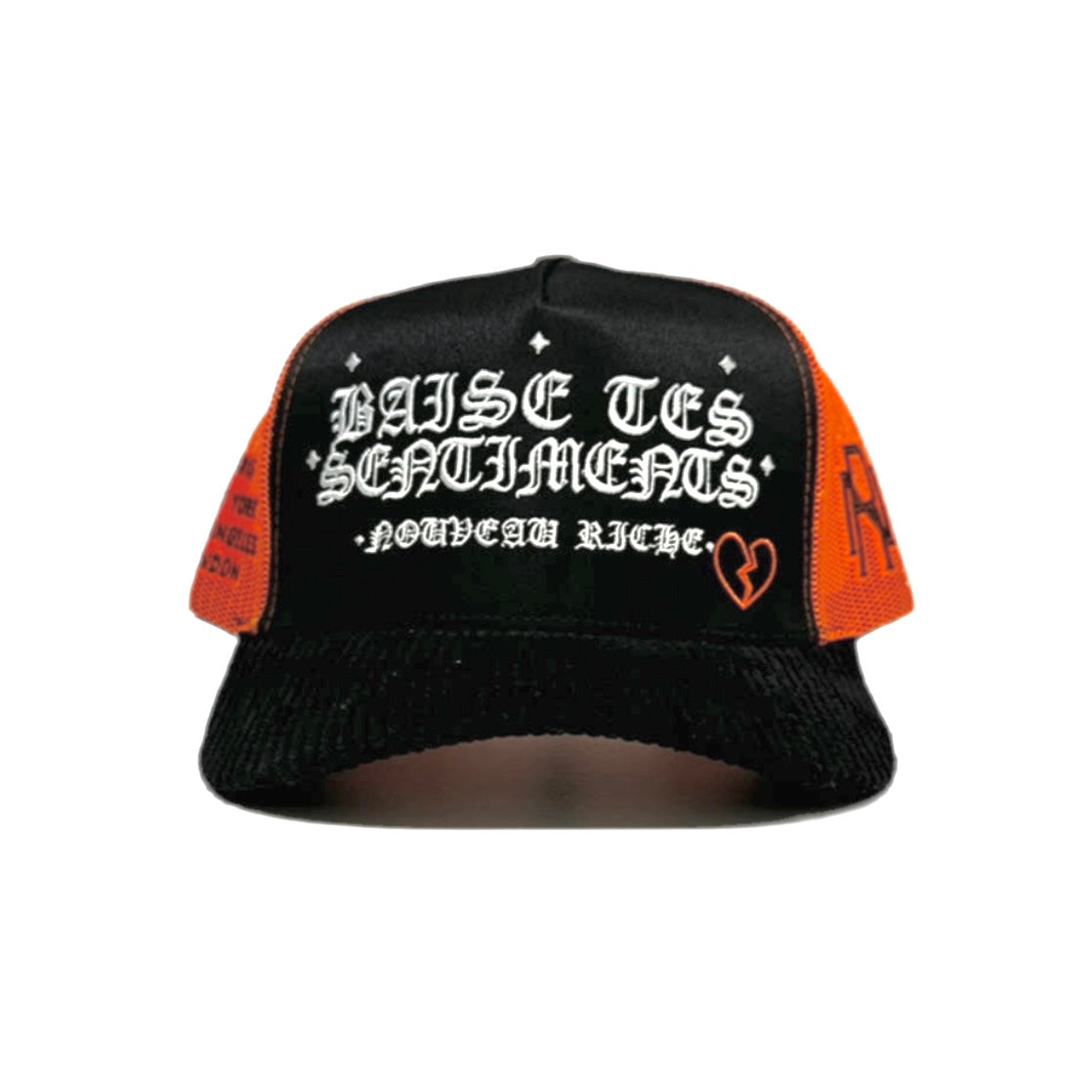 NR Orange Baise Tes Sentiments Trucker